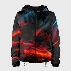 Женская куртка Red black abstract