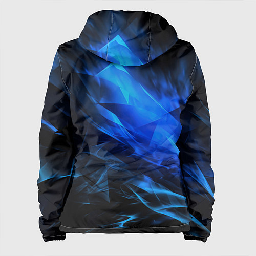 Женская куртка Blue black background / 3D-Черный – фото 2