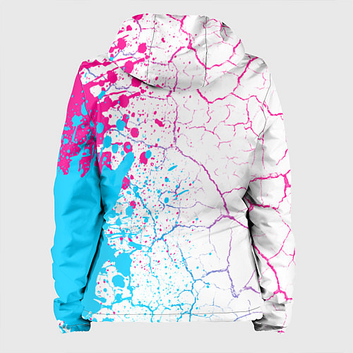 Женская куртка Bungo Stray Dogs neon gradient style: по-вертикали / 3D-Черный – фото 2