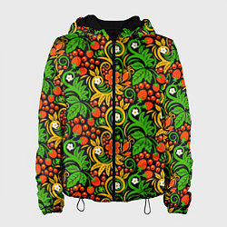 Женская куртка Русское народное искусство - хохлома