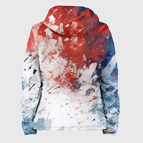 Женская куртка Краски и герб России / 3D-Белый – фото 2