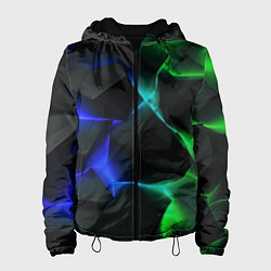 Женская куртка Синие и зеленые плиты