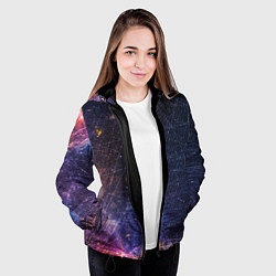 Куртка с капюшоном женская Космо 001, цвет: 3D-черный — фото 2