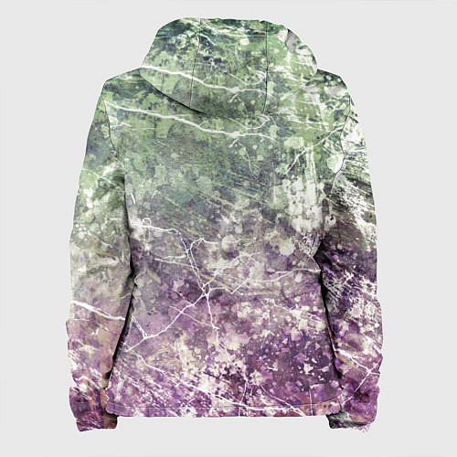 Женская куртка Текстура - Natural charge / 3D-Белый – фото 2