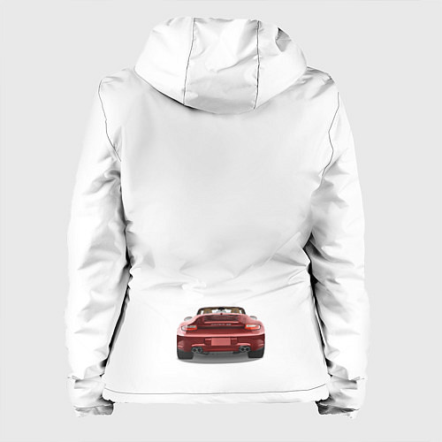 Женская куртка Porsche car / 3D-Черный – фото 2