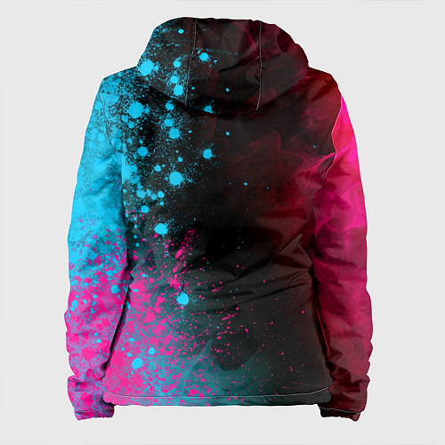 Женская куртка Changan - neon gradient: по-вертикали / 3D-Черный – фото 2