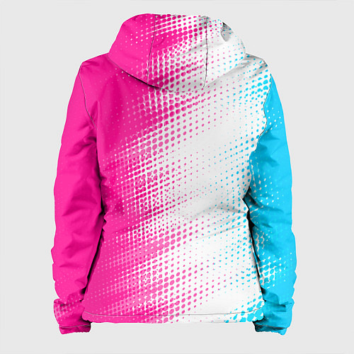 Женская куртка Honda neon gradient style: по-вертикали / 3D-Черный – фото 2