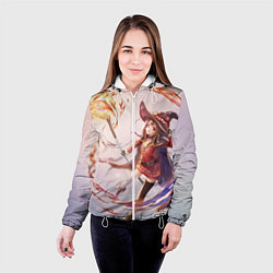 Куртка с капюшоном женская Коносуба Мэгумин, цвет: 3D-белый — фото 2