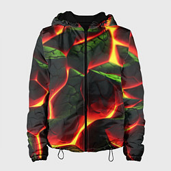 Женская куртка Зеленые плиты и лава