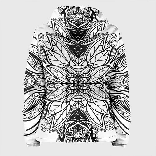 Женская куртка Абстрактный узор сова / 3D-Черный – фото 2