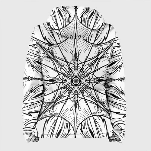 Женская куртка Абстрактный контрастный паттерн / 3D-Белый – фото 2