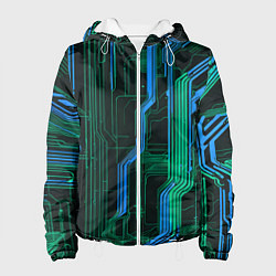 Женская куртка Кибер схемы синие