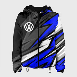 Женская куртка Volkswagen - Синяя абстракция