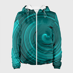 Женская куртка Малахитовый вихрь