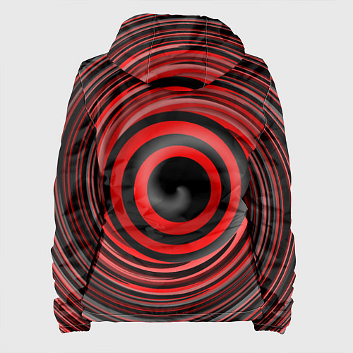 Женская куртка Красно-черный вихрь / 3D-Белый – фото 2