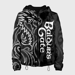 Женская куртка Балдурс гейт 3 - черный дракон