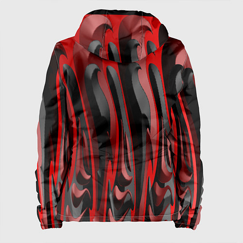 Женская куртка Пластик красно-черный / 3D-Белый – фото 2