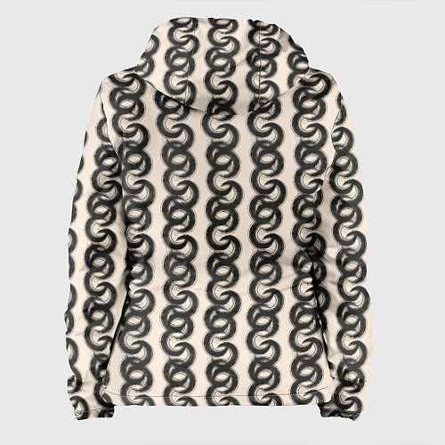 Женская куртка Абтракция Геометрический узор в этническом стиле / 3D-Черный – фото 2