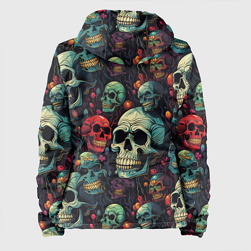 Женская куртка Милый skull / 3D-Черный – фото 2