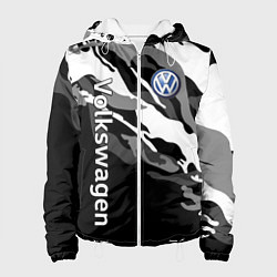 Женская куртка Фольцваген - белый камуфляж