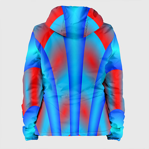 Женская куртка Сине-красные / 3D-Черный – фото 2
