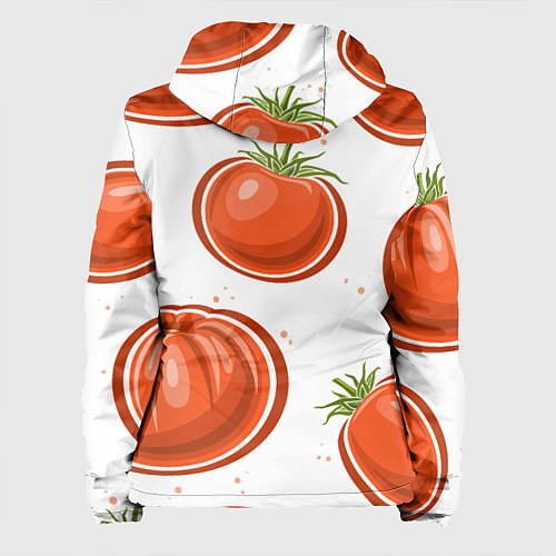 Женская куртка Помидорчики / 3D-Белый – фото 2