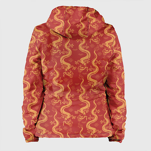 Женская куртка Символ года дракон / 3D-Белый – фото 2