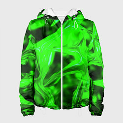 Женская куртка Зелёная кислотная неоновая коалесценция