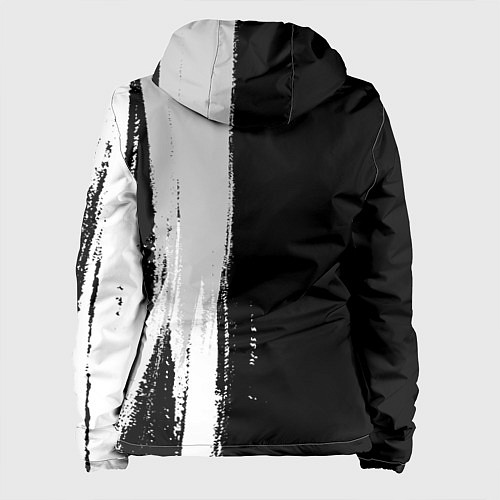 Женская куртка Бейсболист из России и герб РФ: по-вертикали / 3D-Черный – фото 2