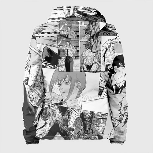 Женская куртка Человек Бензопила манга / 3D-Белый – фото 2