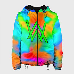 Куртка с капюшоном женская Alan walker toxic music, цвет: 3D-черный