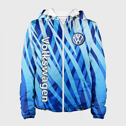 Женская куртка Volkswagen - синий камуфляж