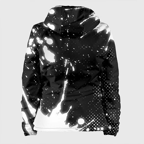 Женская куртка Сумоист из России и герб РФ: по-вертикали / 3D-Черный – фото 2