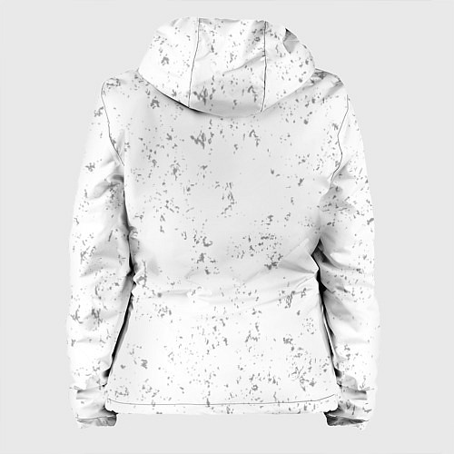 Женская куртка Nickelback glitch на светлом фоне вертикально / 3D-Белый – фото 2
