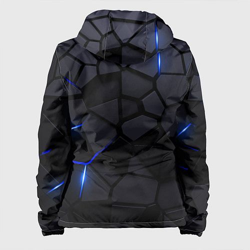 Женская куртка Volkswagen - плиты с эффектом свечения / 3D-Черный – фото 2