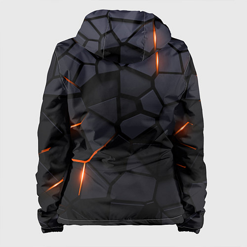 Женская куртка Hummer - плиты с эффектом свечения / 3D-Черный – фото 2