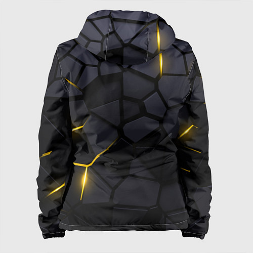 Женская куртка Chevrolet - плиты с эффектом свечения / 3D-Черный – фото 2