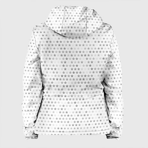 Женская куртка Placebo glitch на светлом фоне вертикально / 3D-Белый – фото 2