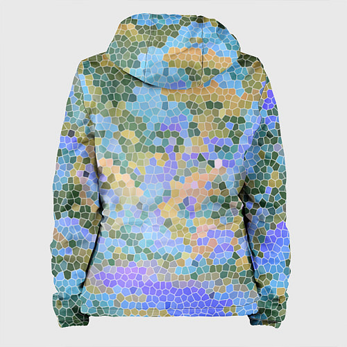 Женская куртка Разноцветный витраж / 3D-Белый – фото 2