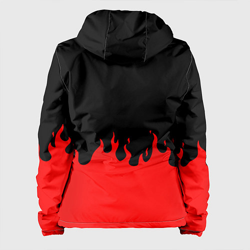 Женская куртка Battletoads fire team / 3D-Черный – фото 2