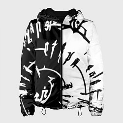 Женская куртка Астарион - знак на спине чб