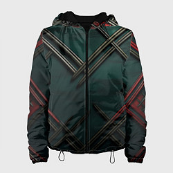 Женская куртка Диагональный узор в шотландском стиле