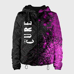 Куртка с капюшоном женская The Cure rock legends по-вертикали, цвет: 3D-черный
