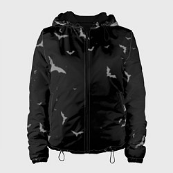 Женская куртка Летучие мыши на черном небе