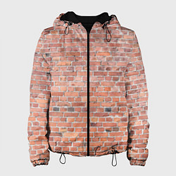 Женская куртка Кирпичная стена узор