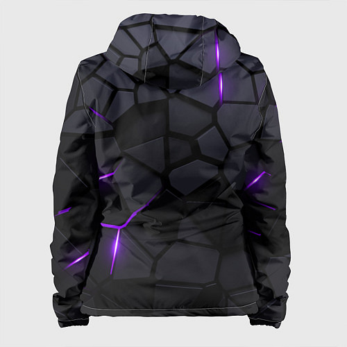 Женская куртка Infiniti - плиты с эффектом свечения / 3D-Белый – фото 2