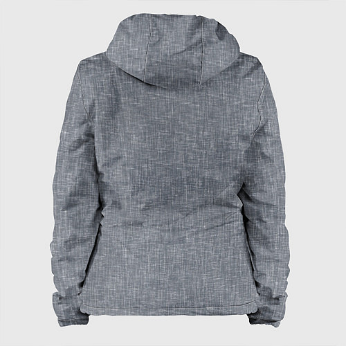 Женская куртка Текстура серый однотонный / 3D-Черный – фото 2