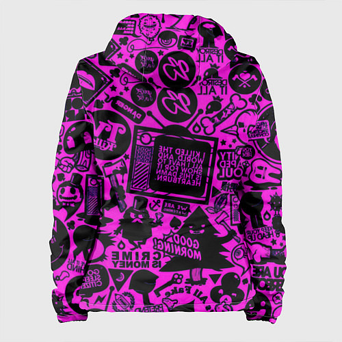 Женская куртка Абстракция ТВ шоу / 3D-Черный – фото 2