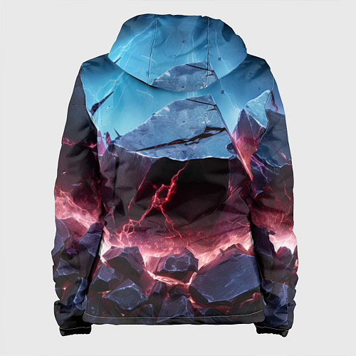 Женская куртка Разлом больших камней / 3D-Черный – фото 2