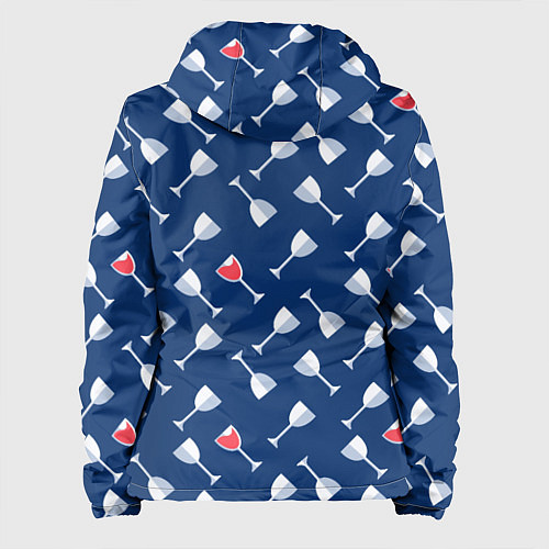 Женская куртка Бокальчик винишка / 3D-Белый – фото 2